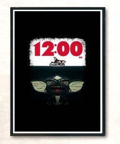 12 00am Modern Poster Print