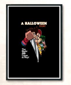 A Halloween Story Modern Poster Print