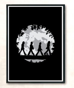 Abbeys Moon Modern Poster Print