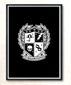 Academy U Crest Modern Poster Print