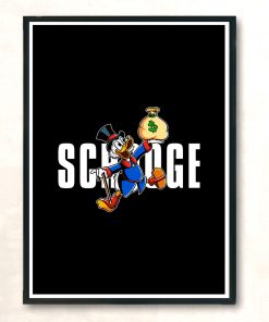 Air Scrooge Modern Poster Print