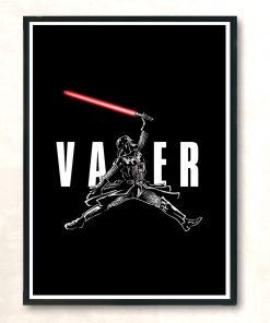 Air Vader Modern Poster Print