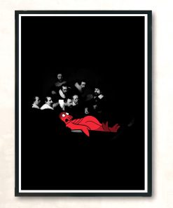 Anatomy Lesson Modern Poster Print