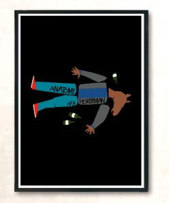 Anatomy Of A Horseman Modern Poster Print