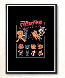 Anime Fight Modern Poster Print