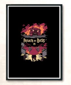 Attack On Boss Modern Poster Print