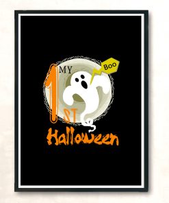 Baby Spooky Onesie Modern Poster Print