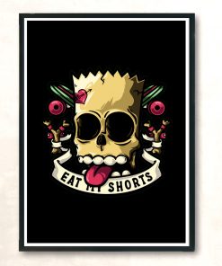 Bad To The Bone Modern Poster Print