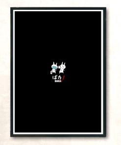 Baka Rabbit Slap Mask Covid 19 Modern Poster Print