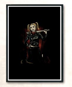 Bat Brains Zombie Comic Horror Modern Poster Print