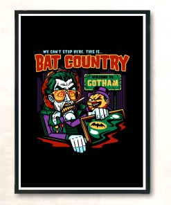 Bat Country Modern Poster Print