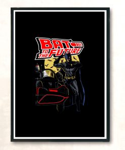 Bat To The Future Modern Poster Print