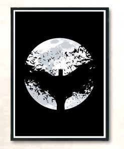 Batman Bats Modern Poster Print