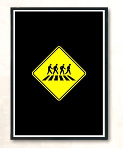 Beatles Crossing Modern Poster Print