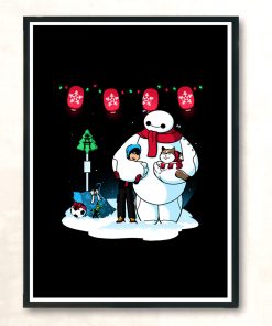 Big Christmas Heroes Modern Poster Print