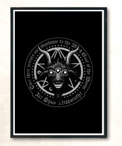 Black Goat Mono Azhmodai 2019 Modern Poster Print