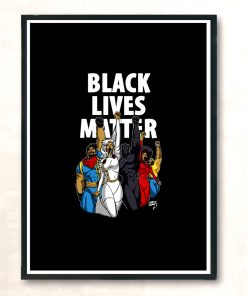 Black Lives Matter Heroes Modern Poster Print