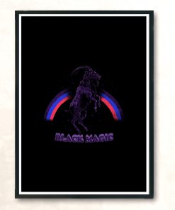 Black Magic Modern Poster Print