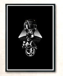 Black Ranger Modern Poster Print