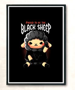 Black Sheep Modern Poster Print