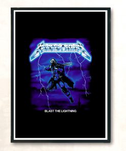 Blast The Lightning Modern Poster Print