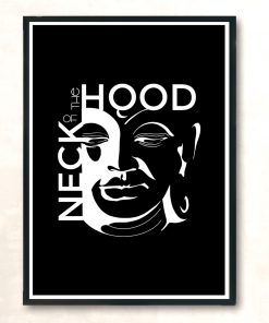 Blessed White Modern Poster Print