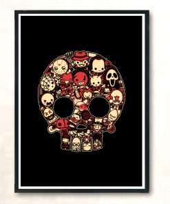 Bloody Lil Horrors Modern Poster Print