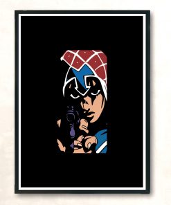 Blue Mista Modern Poster Print