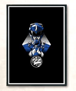 Blue Ranger Modern Poster Print