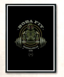 Boba Fit Modern Poster Print