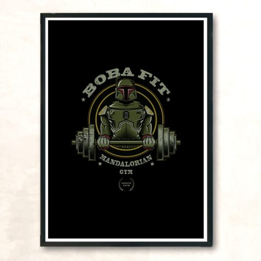 Boba Fit Modern Poster Print