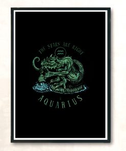 Bokrug Aquarius 2018 Modern Poster Print