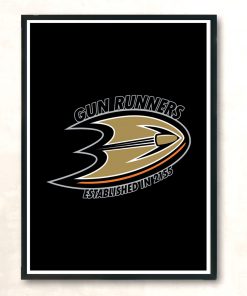 Boneyard Gun Runners Modern Poster Print