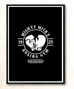 Boxing Gym Movie Logo Modern Poster Print