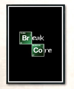 Breaking Breakcore Modern Poster Print