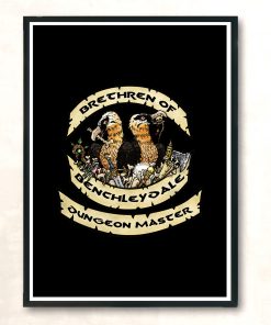 Brethren Of Benchleydale Dungeon Master Version Modern Poster Print