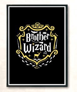 Brother Wizard Modern Poster Print