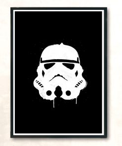 Brush Stroketrooper Modern Poster Print