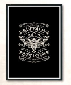 Buffalo Bills Body Lotion Label Modern Poster Print