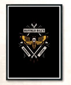 Buffalo Bills Rubbing Lotion Horror Deaths Head Moth Modern Poster Print