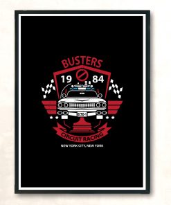 Busters Circuit Racing Modern Poster Print