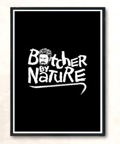 Butcher By Nature Modern Poster Print