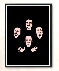 Cage Rhapsody Modern Poster Print