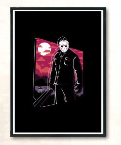 Camp Crystal Lake Modern Poster Print