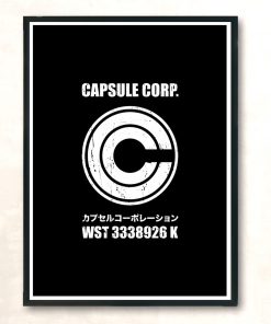 Capsule Corp Modern Poster Print