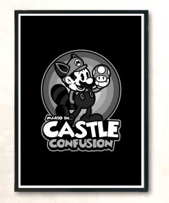 Castle Confusion Modern Poster Print