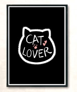 Cat Lover Modern Poster Print