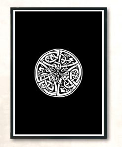 Celtic Art Snake Pattern Book Of Kells Modern Poster Print