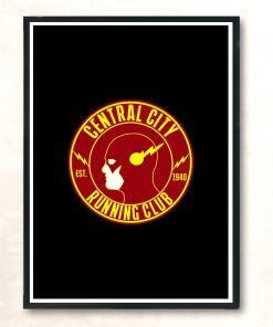 Central City Running Club Modern Poster Print