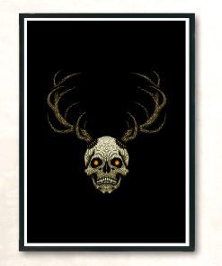 Cernunnos Skull Azhmodai 2019 Modern Poster Print